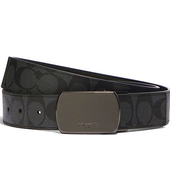 𝐄𝐔𝐂 𝐂𝐎𝐀𝐂𝐇 𝐑𝐞𝐯𝐞𝐫𝐬𝐢𝐛𝐥𝐞 𝐁𝐥𝐚𝐜𝐤 𝐋𝐞𝐚𝐭𝐡𝐞𝐫 𝐁𝐞𝐥𝐭 - Picture 1 of 16